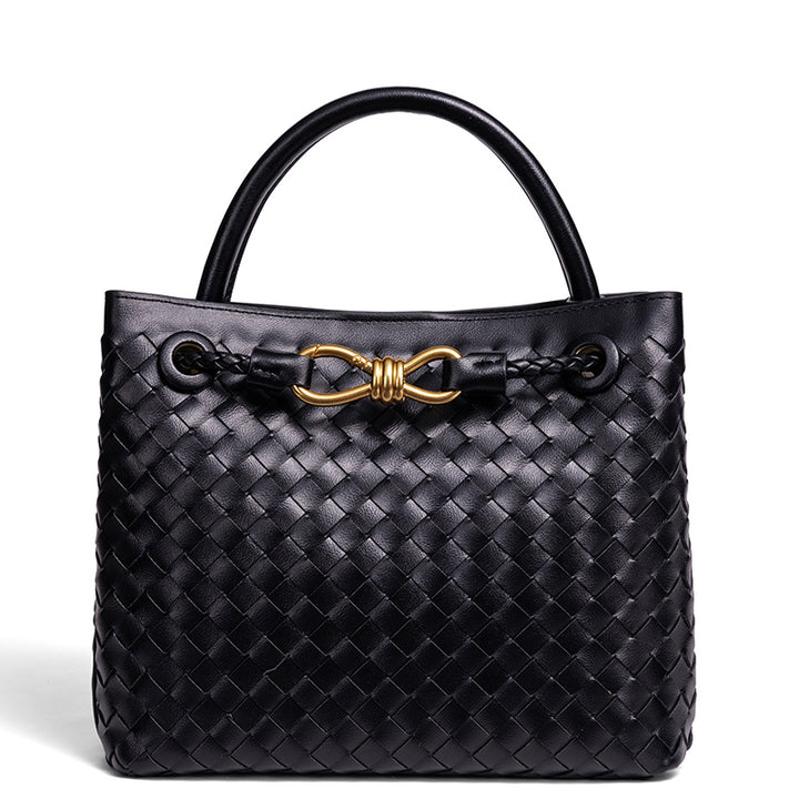 Woven Leather Tote Bag Karnz