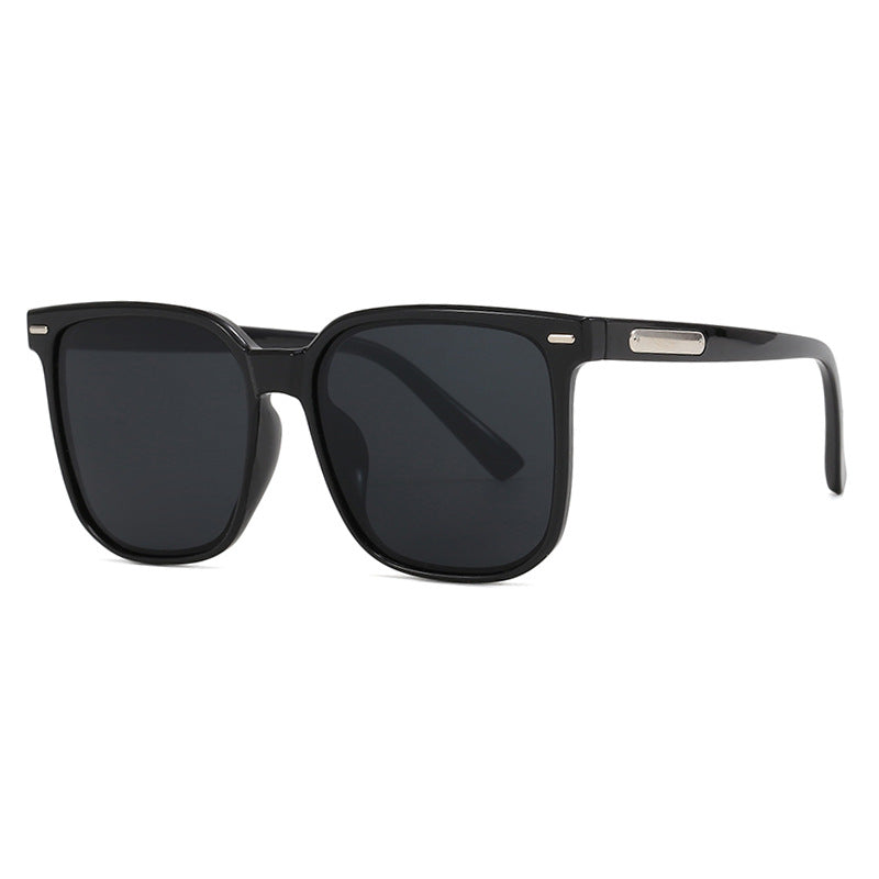 Damen quadratische Sonnenbrille mit robustem Rahmen und polarisierten Gläsern Karnz