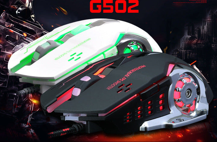 Ergonomische RGB Gaming Maus Karnz