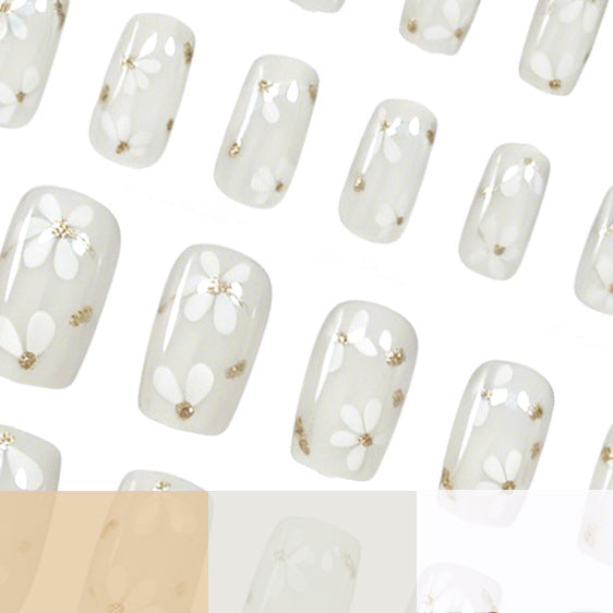 Blumenverzierte Acryl-Nagelkunstverlängerungen Karnz