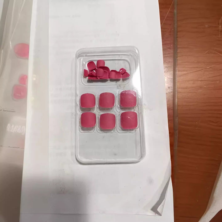 Premium Matte Press-On Nail Tips Set Karnz