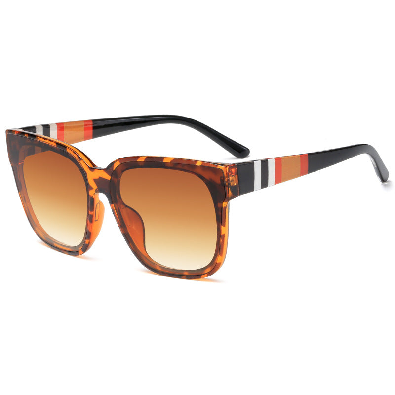 Damen modische Sonnenbrille mit markantem Oversized-Rahmen und UV-Schutz Karnz