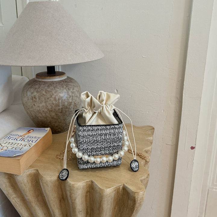 WoStylish Texturiert Mini Handtasche Karnz