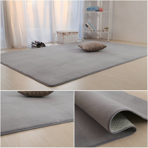 Plüschweicher Texturbereichsteppich Karnz