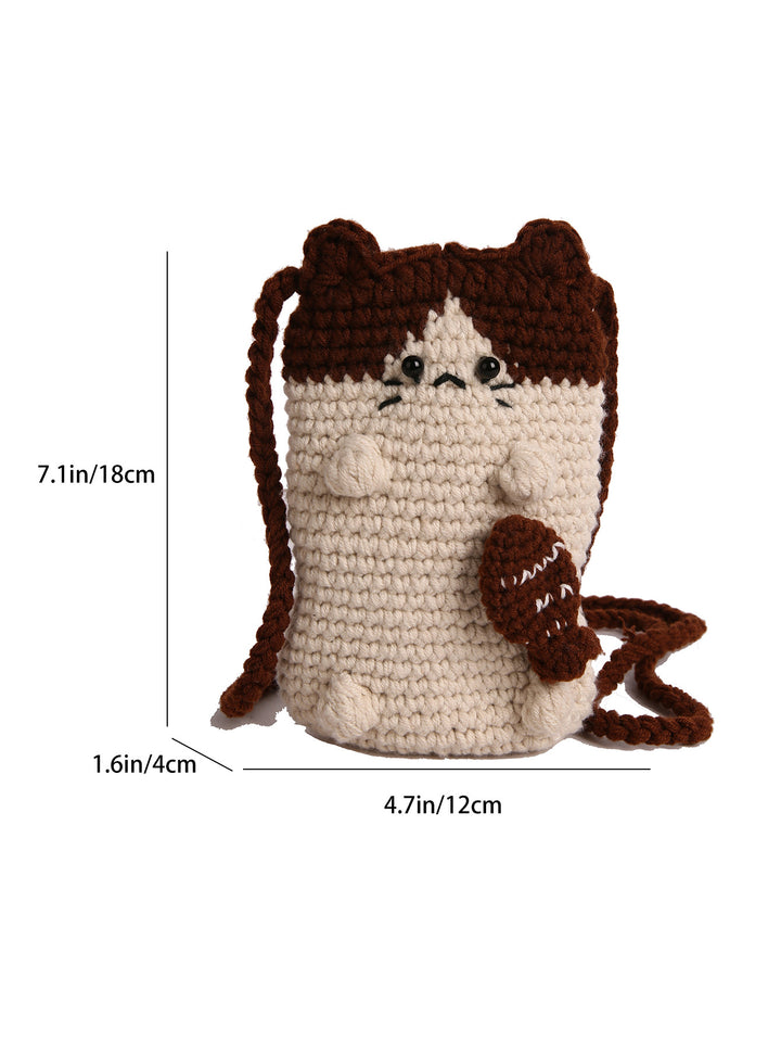 Niedliche tierische Häkel-Mini-Tasche