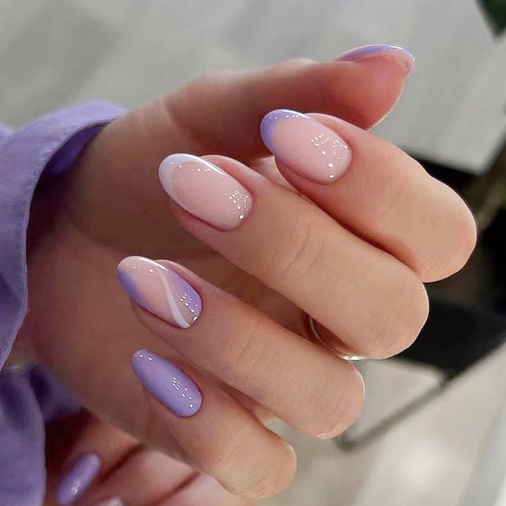 Künstlerische Ombre Nagelverlängerungen Karnz
