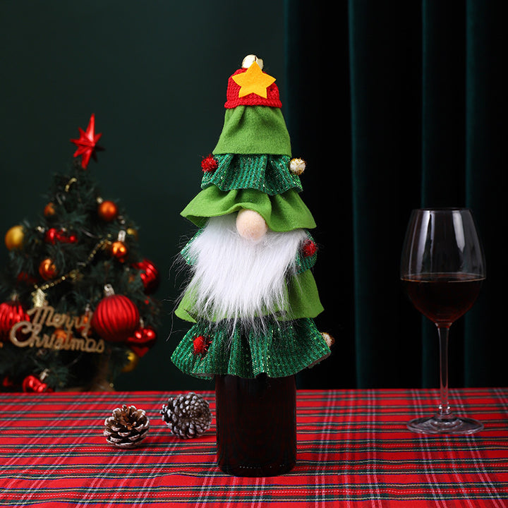 Kreative Flaschenwärmer im Weihnachtsbaum-Design Karnz