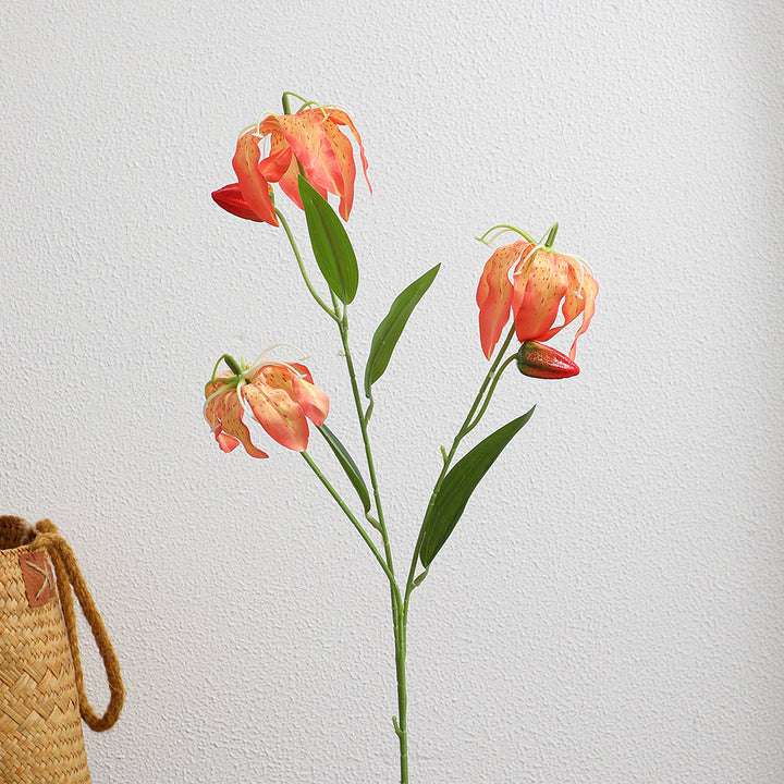 Künstlicher Orchideenstrauß mit lebendigen Blüten und feinen Details Karnz