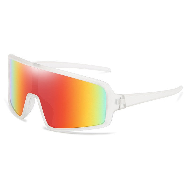 Damen Sportliche Rennsonnenbrille mit großem Sichtfeld und polarisierten Gläsern Karnz