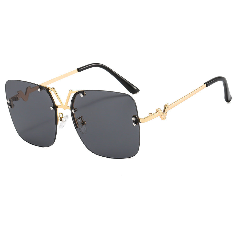 Damen modische Sonnenbrille im stilvollen quadratischen Design Karnz