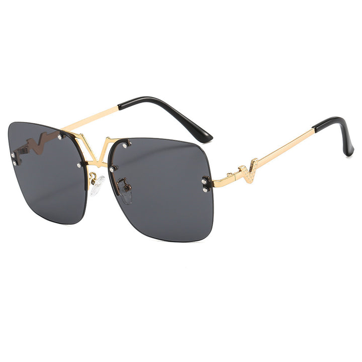 Damen modische Sonnenbrille im stilvollen quadratischen Design Karnz