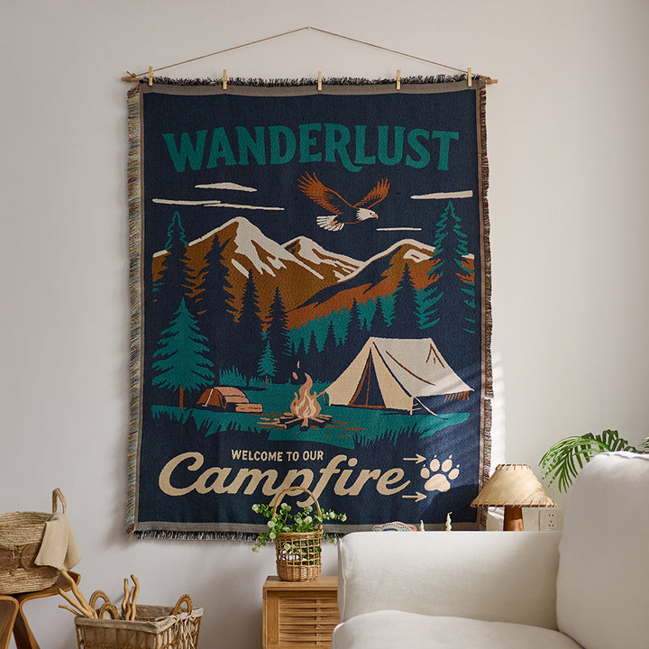 Künstlerisches Wandteppichwandbehang