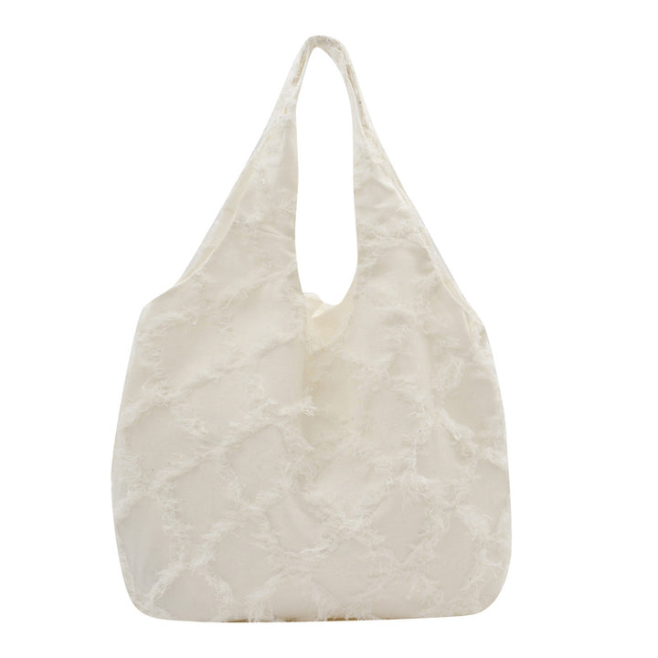 WoFringed Texturierte Schultertasche Karnz