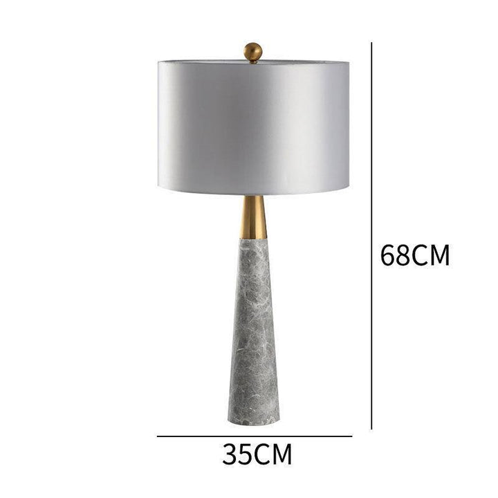 Moderne Marmor Basis Tischlampe