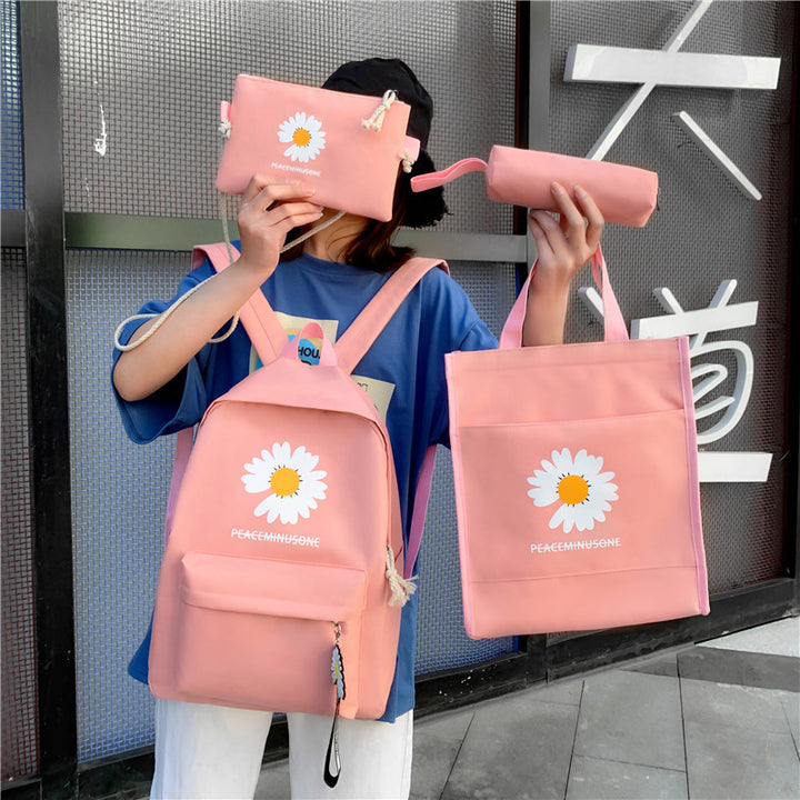 Florales Druck Rucksack Set Karnz