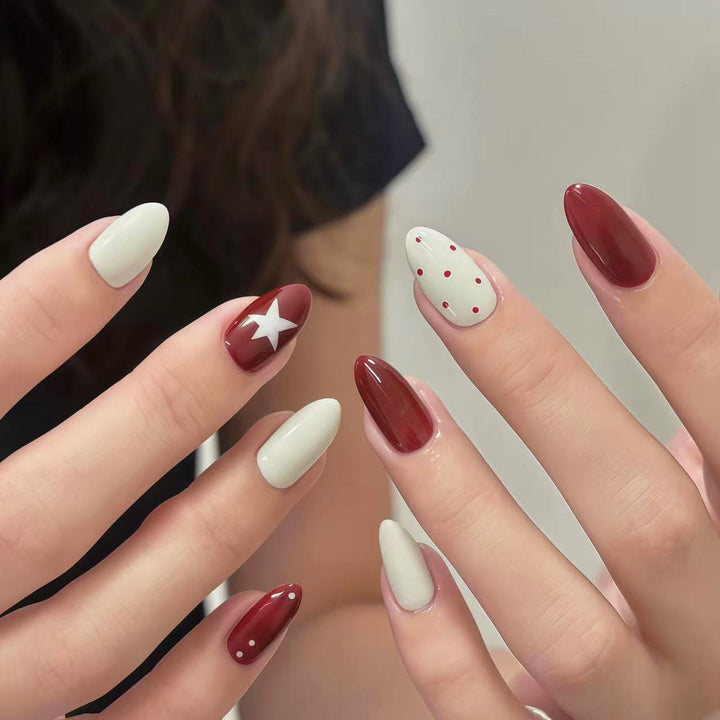 Künstlerisches, urlaubsorientiertes Press-On-Nagelset
