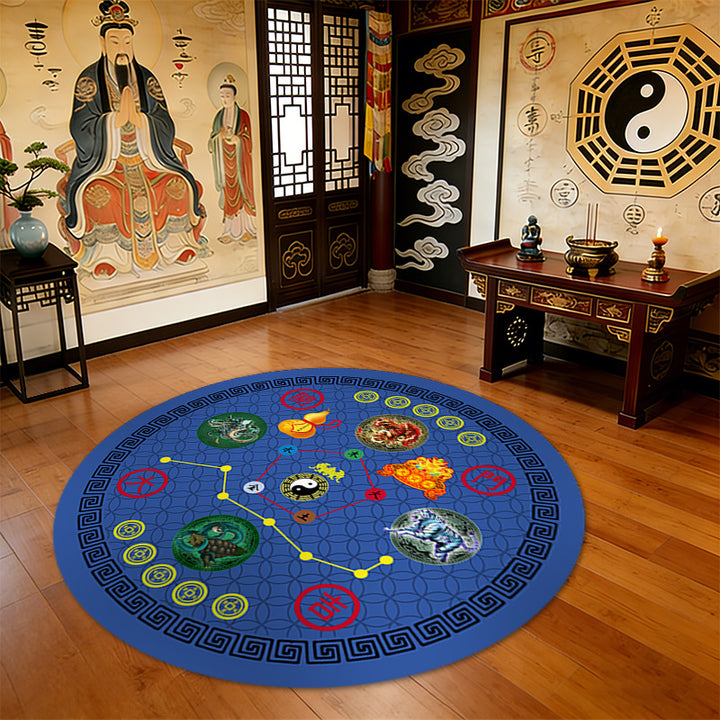 Runde Feng Shui Teppich