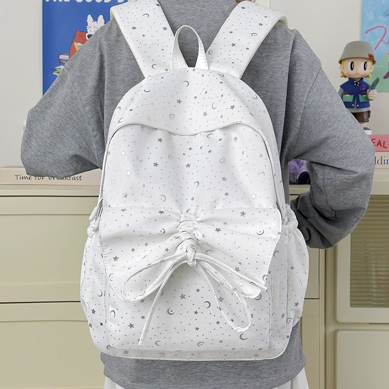 Sternenprint Schleifen-Detail Rucksack Karnz