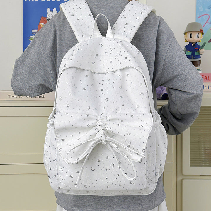 Sternenprint Schleifen-Detail Rucksack Karnz