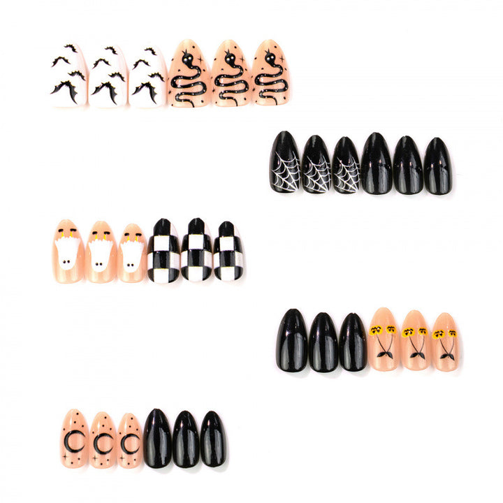 Halloween-Themen Kreative Press-On Nagelkunst