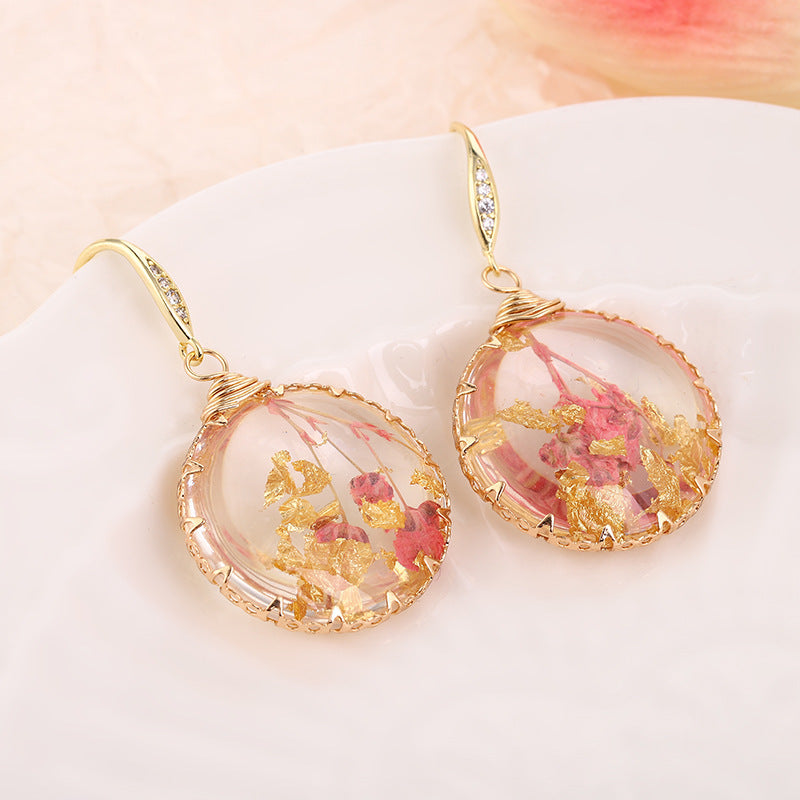 Floral Drop Ohrringe Karnz