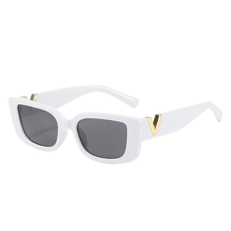 Damen modische Sonnenbrille mit markantem Print Karnz