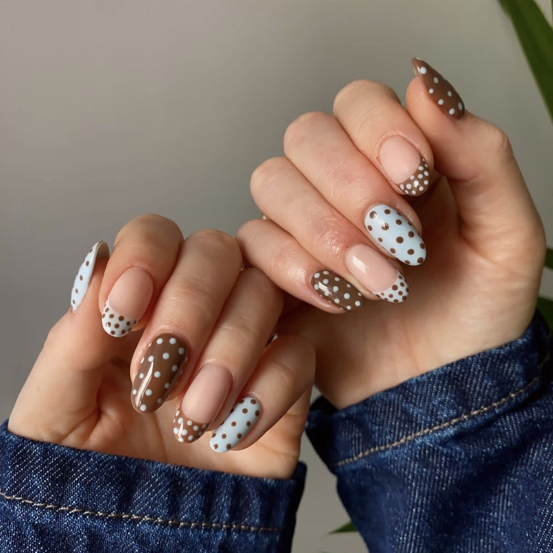 Polka Dot Design Press-On Nagelset