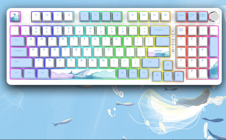 RGB Mechanische Gaming-Tastatur mit Hot-Swap-Funktion Karnz