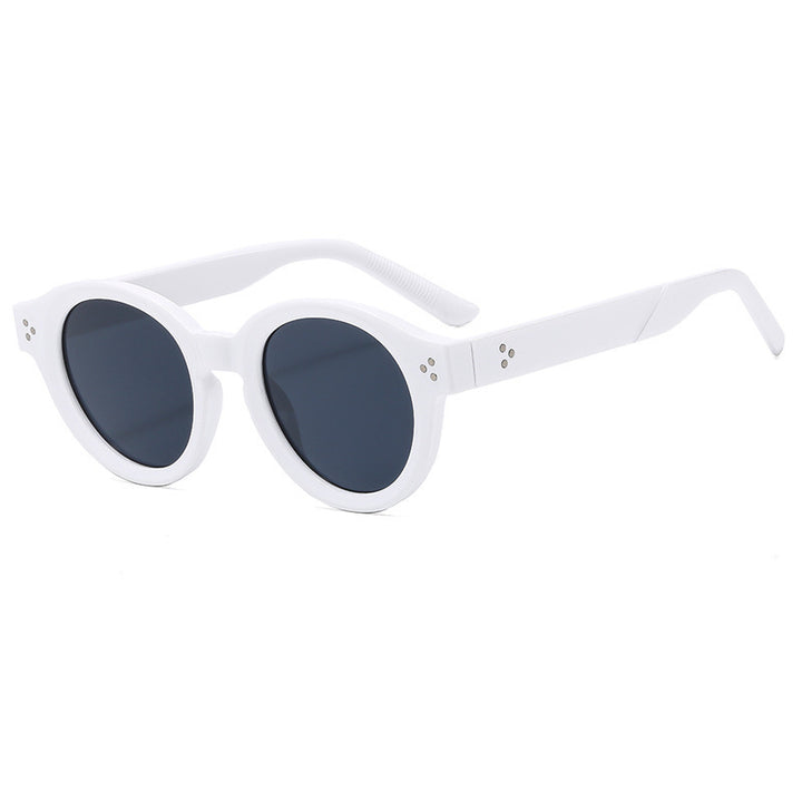 Damen modische Sonnenbrille mit klarem und strukturiertem Rahmen Karnz
