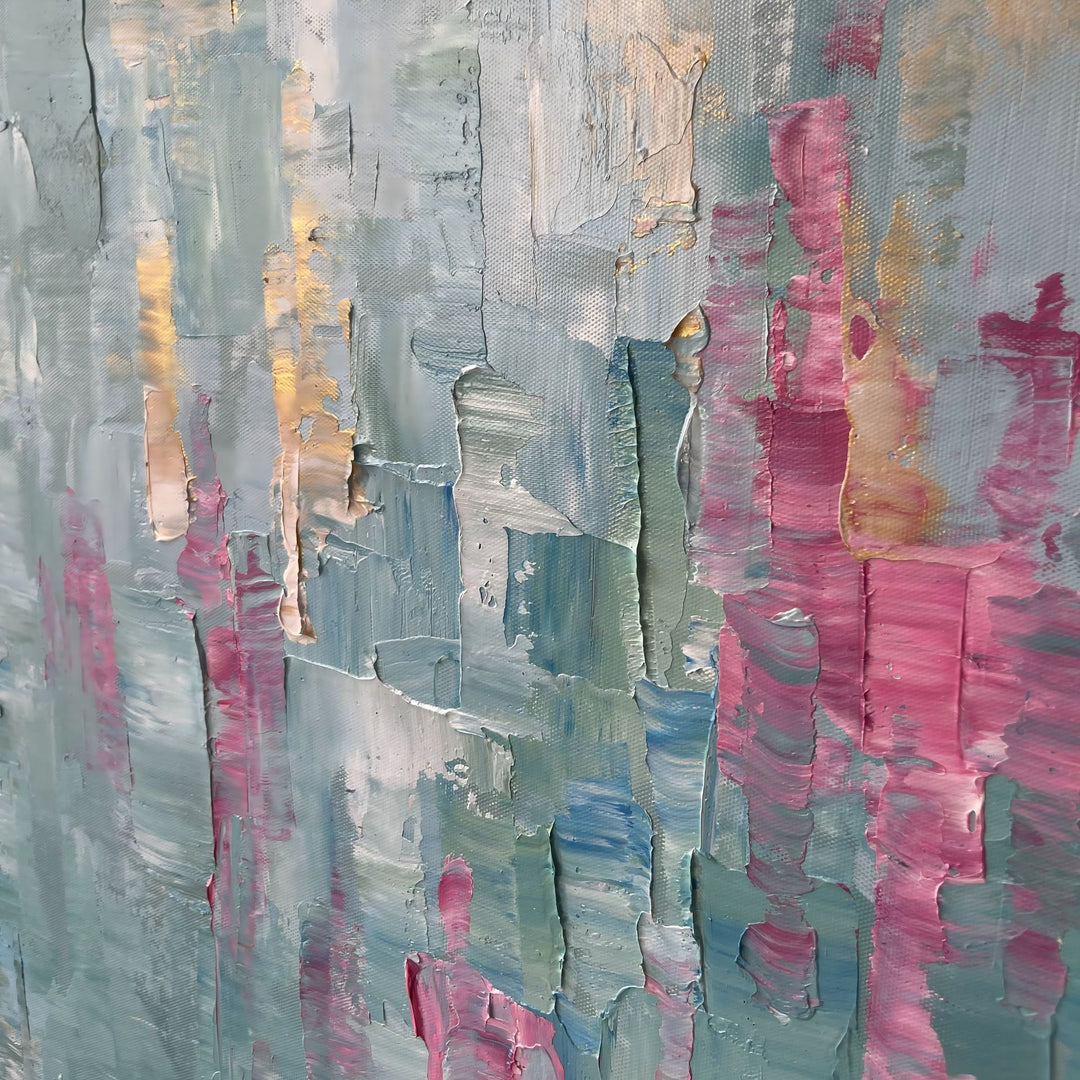 Abstrakte impressionistische Leinwandkunst
