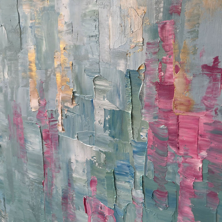 Abstrakte impressionistische Leinwandkunst