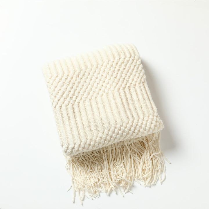 Stylische Texturierte Wurfdecke