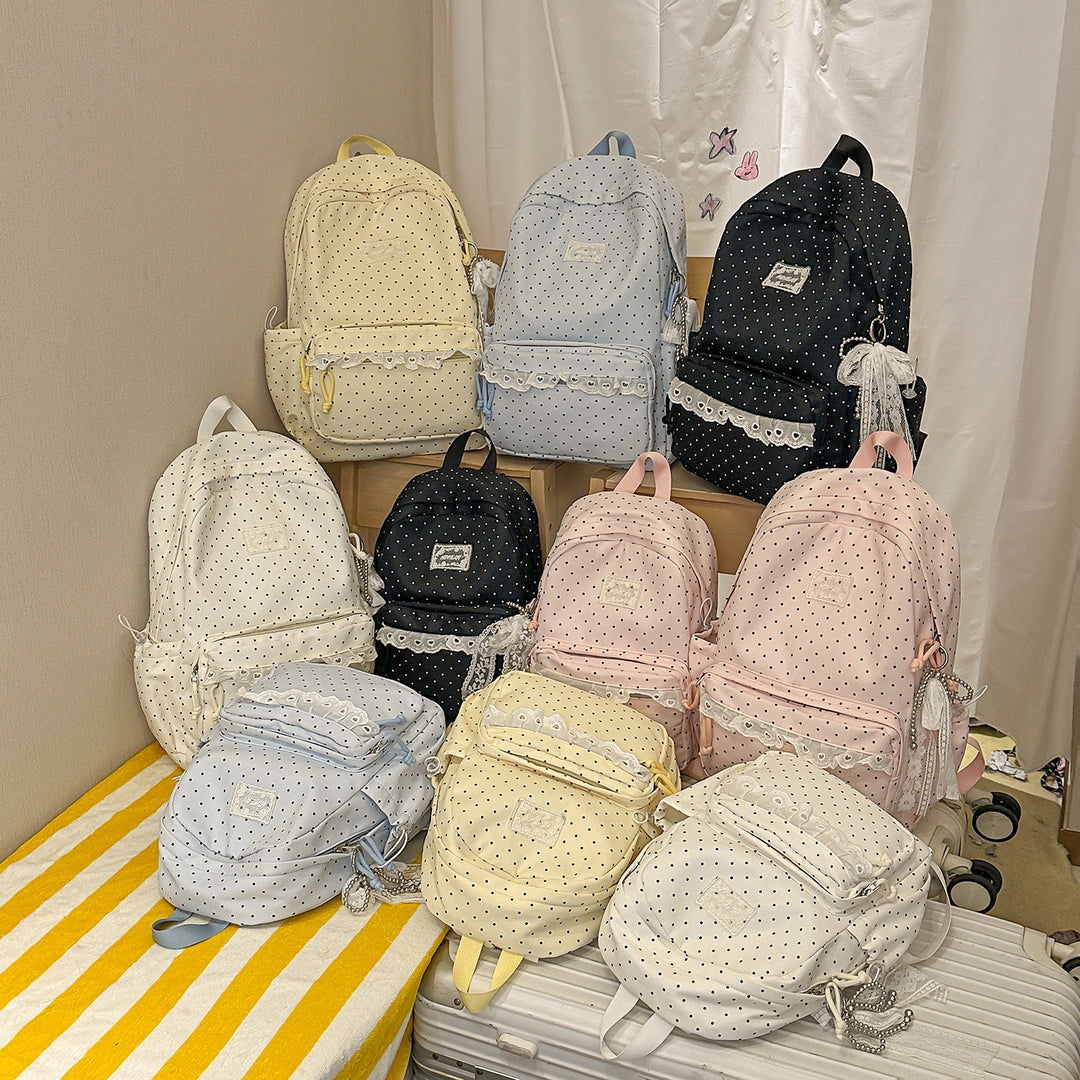 Charmanter gepunkteter Rucksack Karnz