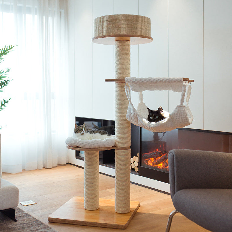 Hochwertiger Katzenbaum mit multifunktionalen Liegeflächen Karnz