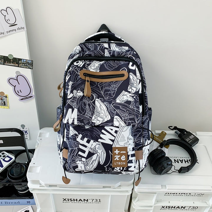 Modischer Gemusterter Rucksack Karnz