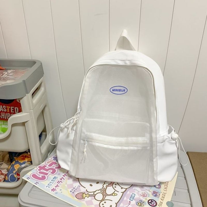 Transparenter Mesh-Rucksack Karnz
