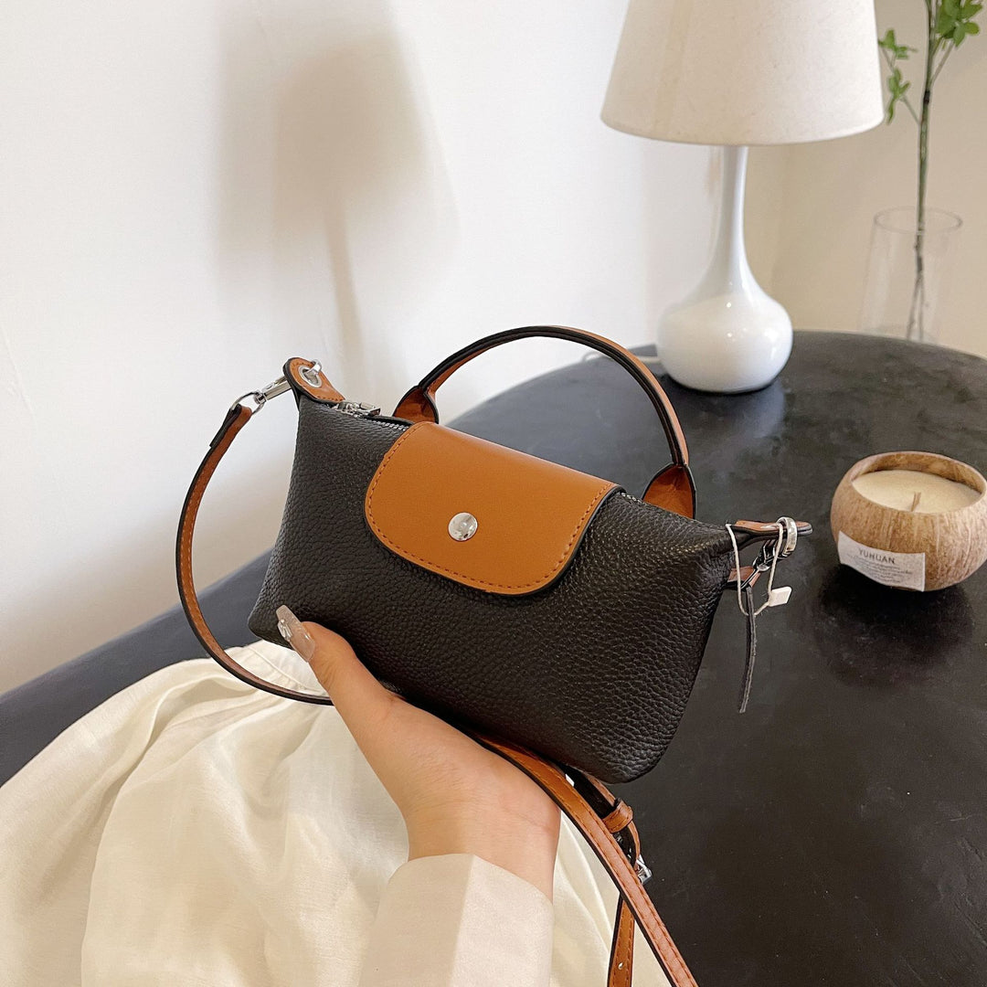 Chic Texturierte Mini-Handtasche Karnz