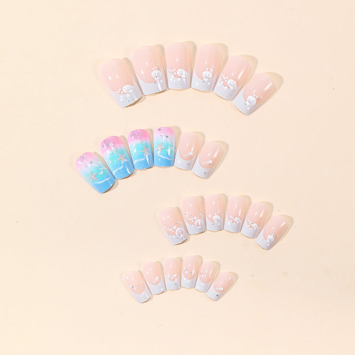 Küstenmotiv Nagelkunst Dekoration Set Karnz