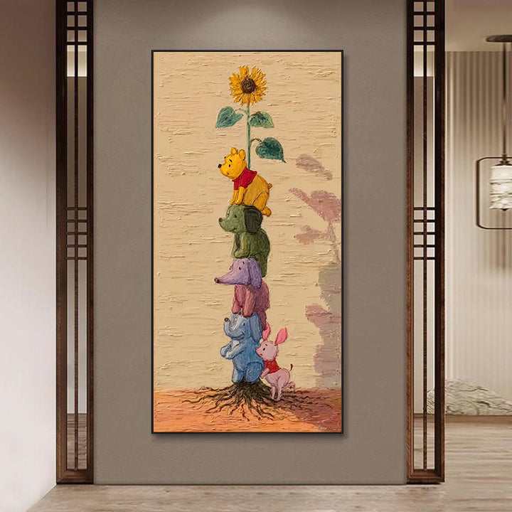 Launische Tier-Themen-Canvas-Kunst
