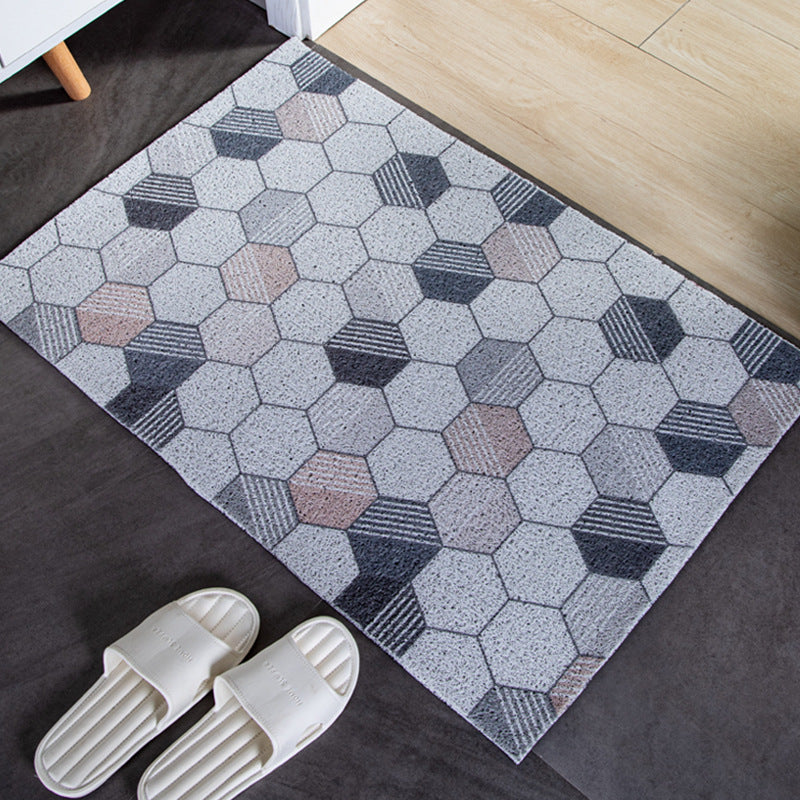 Geometrisch gemusterte Eingangsmatte