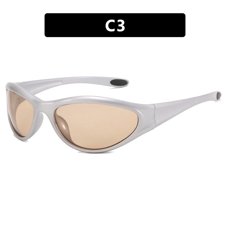 Damen sportliche Sonnenbrille mit polarisierenden Gläsern und ergonomischem Design Karnz