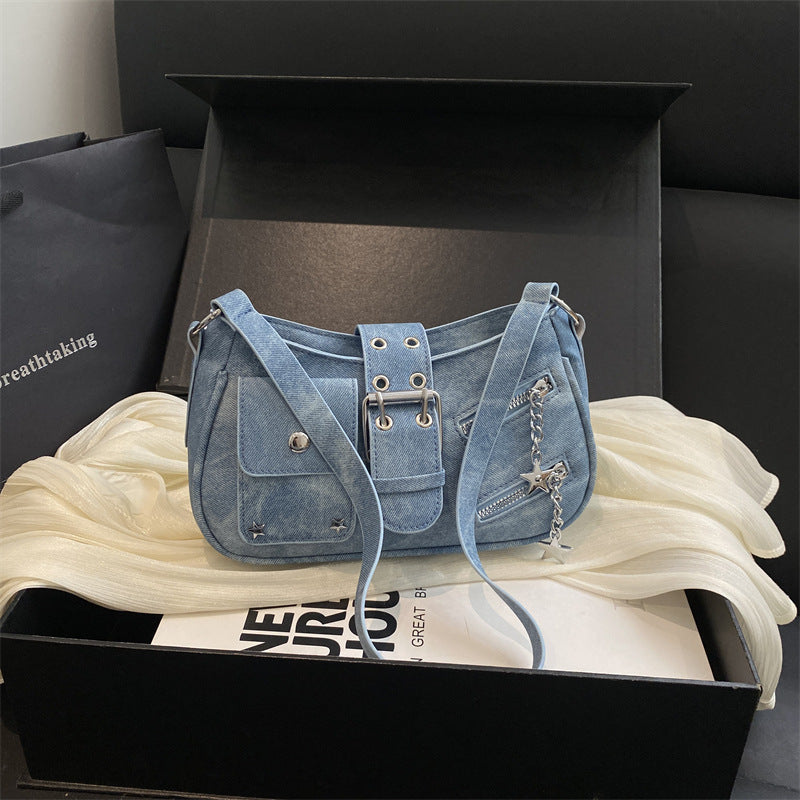 Denim Mini Handtasche