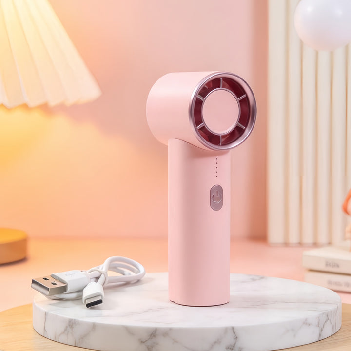 Damen Tragbarer Handventilator mit USB-C-Ladefunktion und leistungsstarkem Luftstrom Karnz