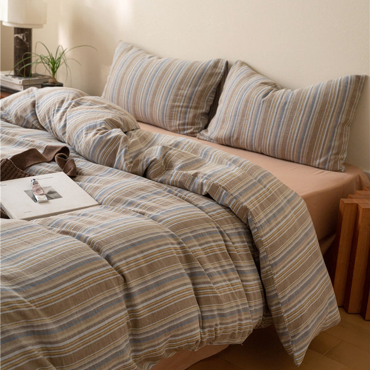 Gemütliches Flanell Bettüberwurf Set