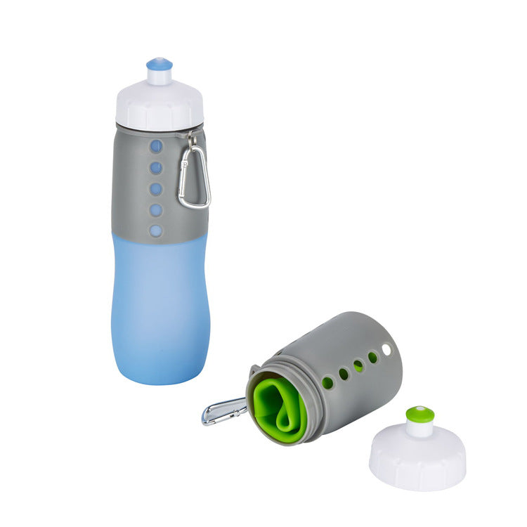 Damen Multifunktionale Silikon-Trinkflasche Karnz