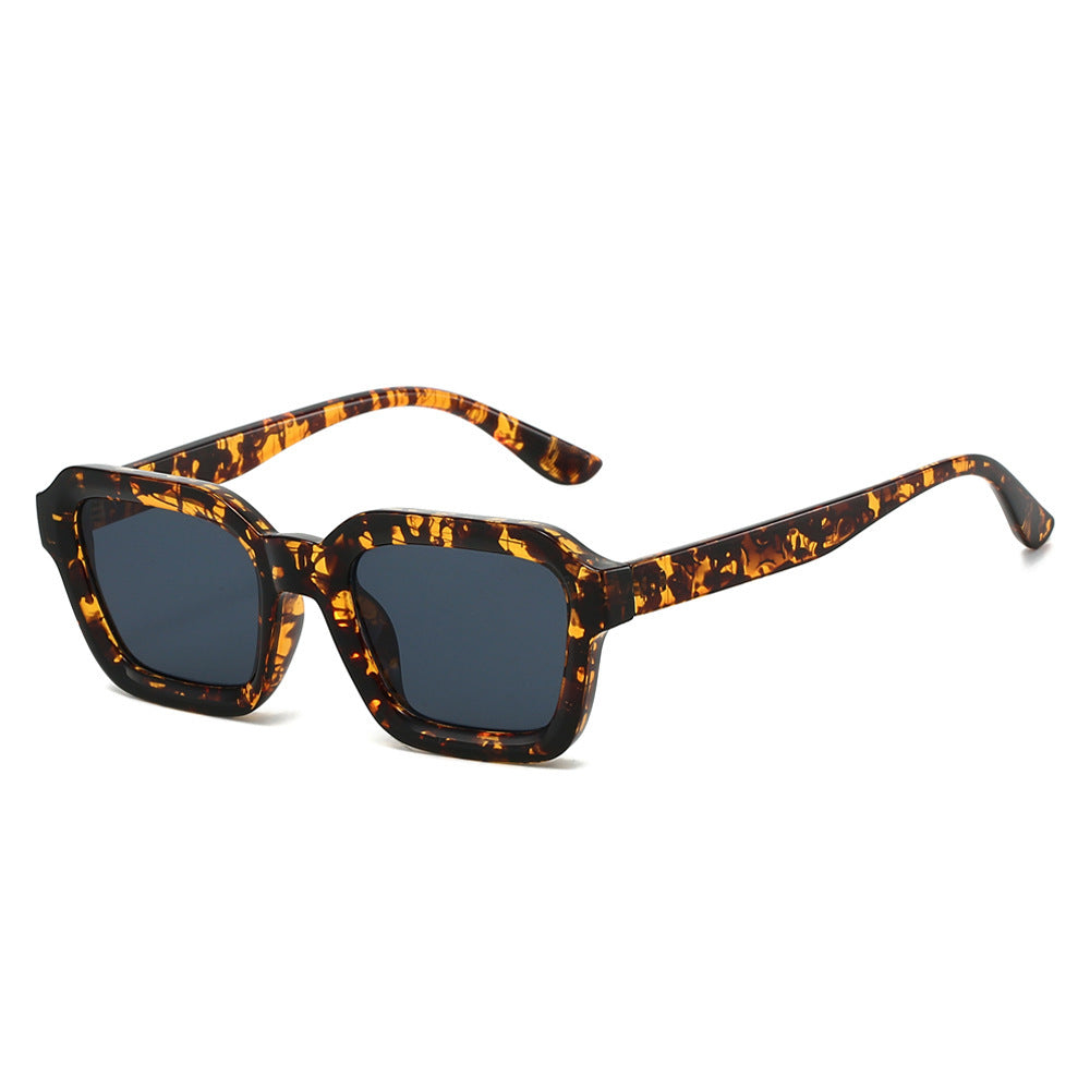 Trendige geometrische Rahmen-Sonnenbrille Karnz