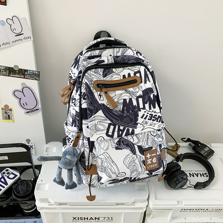 Modischer Gemusterter Rucksack Karnz