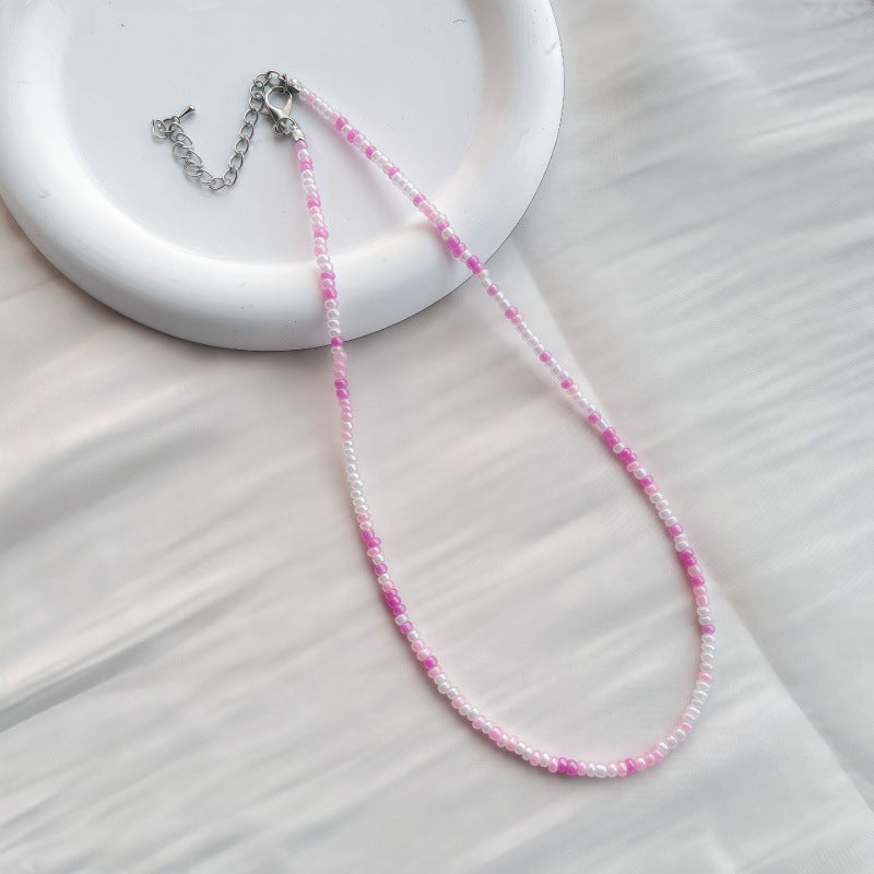 Handgefertigtes Perlen Choker Halsband Karnz