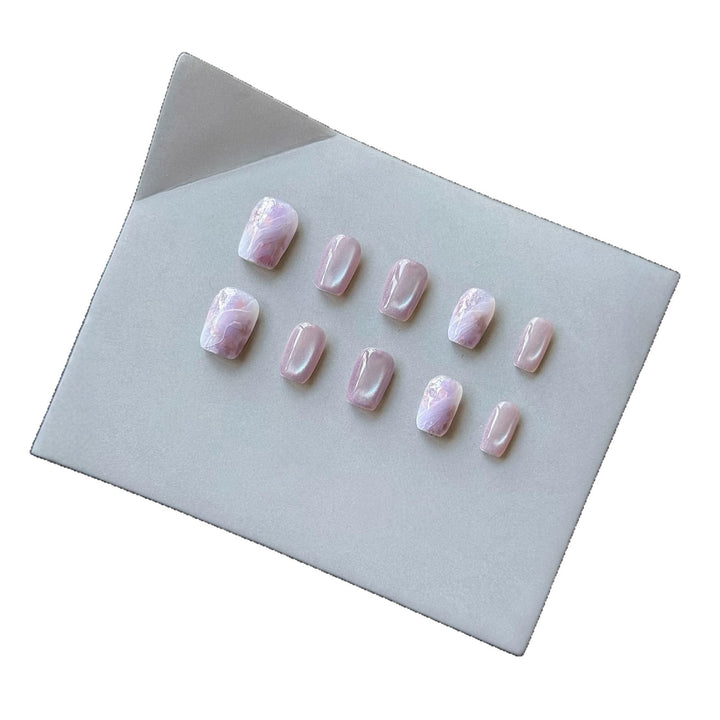 Elegantes Marmor Press-On Nagelset