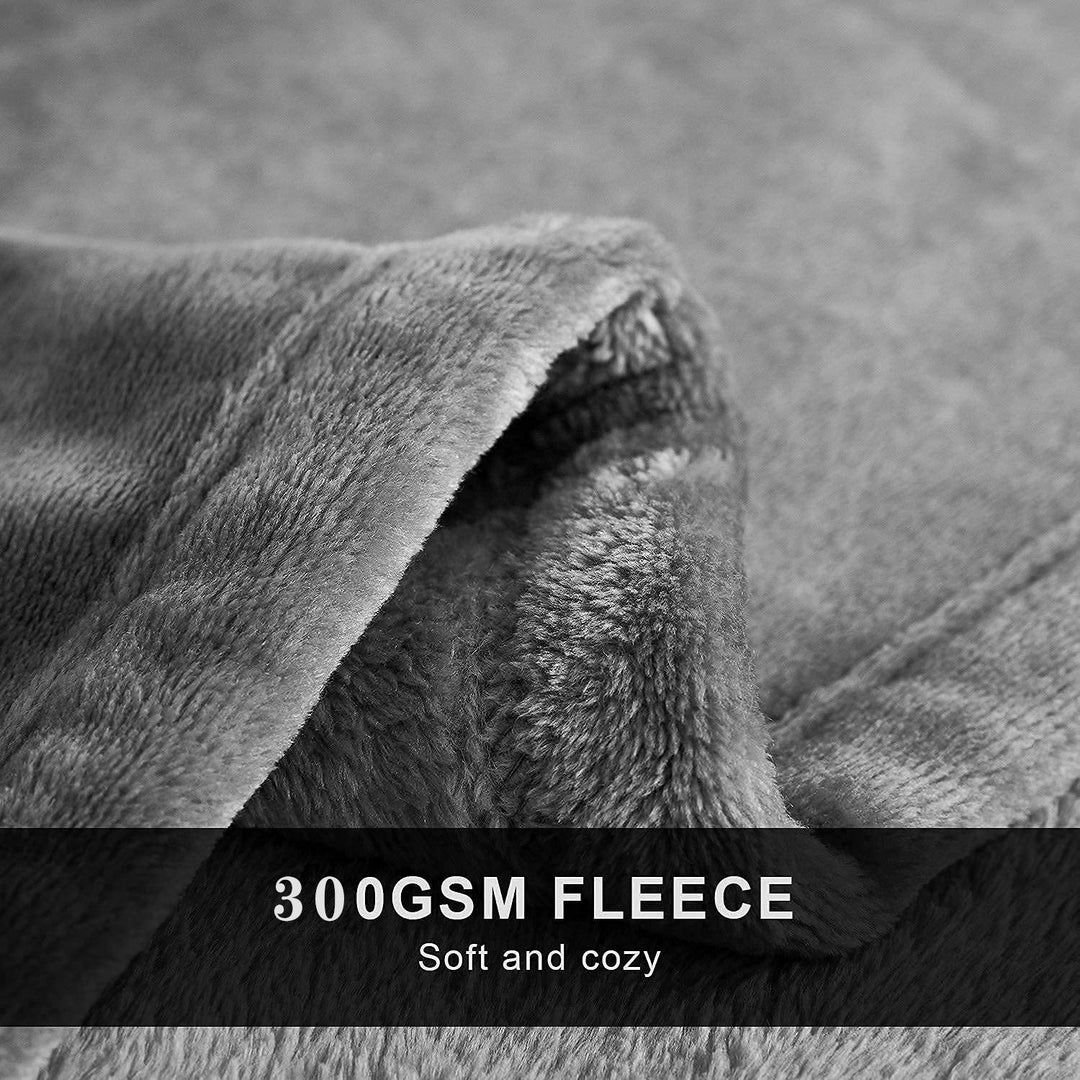 Ultra-weiches Plüsch-Fleece-Wurfdecke